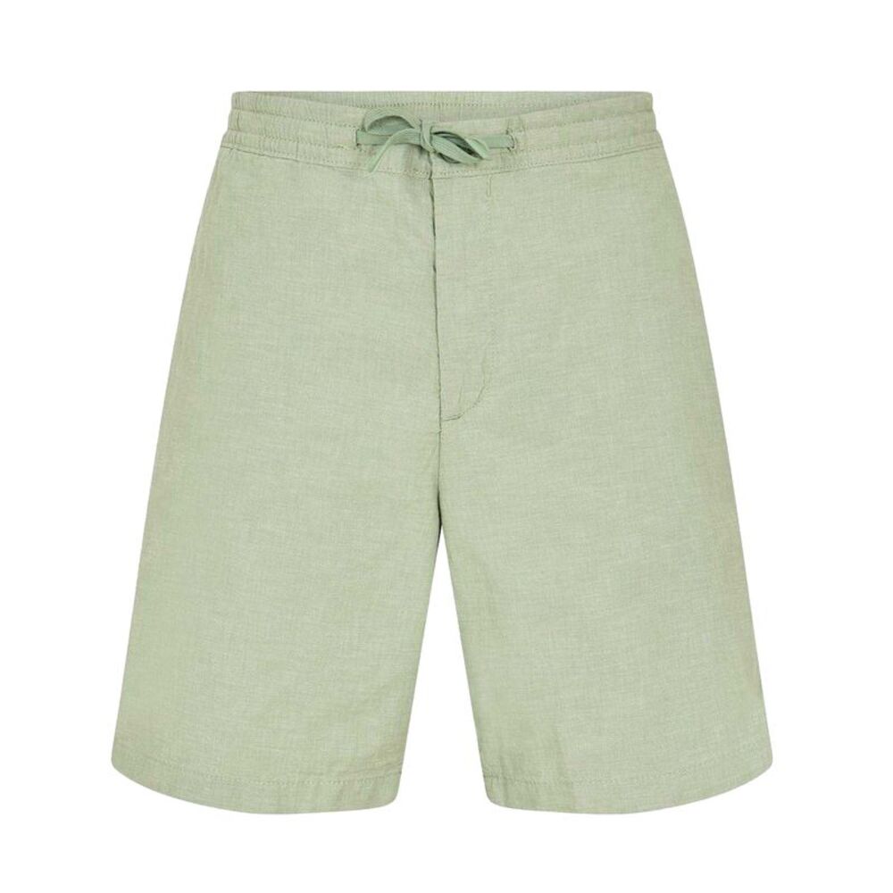 Timberland Mens Bay Cotton Linen Relaxed Fit Chino Shorts / Green Bay